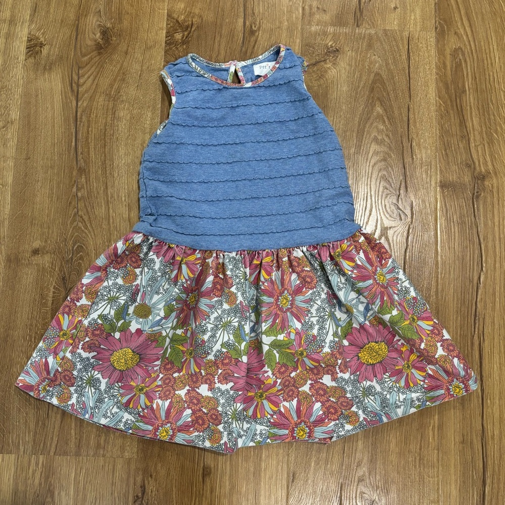 Petit Peony Floral Sleeveless Dress